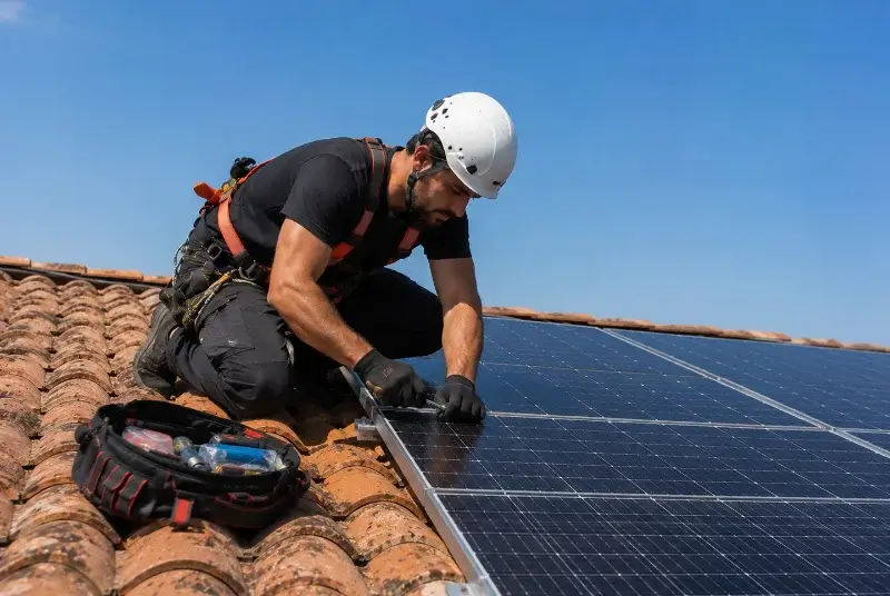 Maintenance et monitoring de panneaux solaires à Saint-Maurice-des-Noues