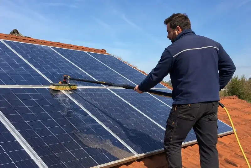 Nettoyage et entretien de panneaux solaires à Saint-Maurice-des-Noues